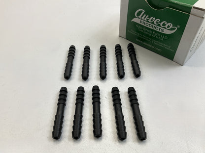 (10) Auveco 10102 Straight Nylon Hose Connectors 3/16'' X 3/16''