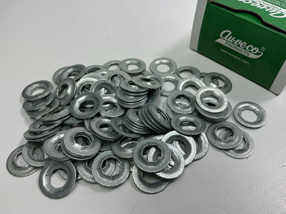 Auveco 10374 3/8'' Stud Flat Push-On Retainers 3/4'' O.D. Qty 100
