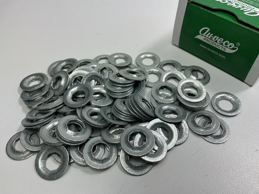 Auveco 10374 3/8'' Stud Flat Push-On Retainers 3/4'' O.D. Qty 100