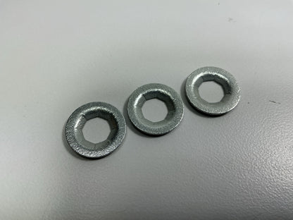 Auveco 10374 3/8'' Stud Flat Push-On Retainers 3/4'' O.D. Qty 100