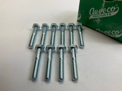 (10) Auveco 10514 M6-1.0 X 35mm DIN 931 Cap Screw Class
