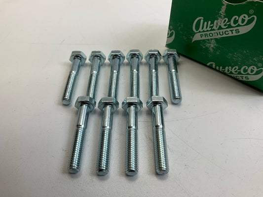 (10) Auveco 10514 M6-1.0 X 35mm DIN 931 Cap Screw Class