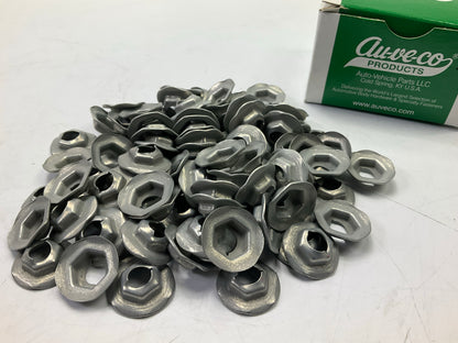 Auveco 10733 Thread Cutting Nut 5/16'' Stud Size - Zinc Plated Qty 100