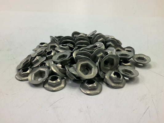 Auveco 10733 Thread Cutting Nut 5/16'' Stud Size - Zinc Plated Qty 100