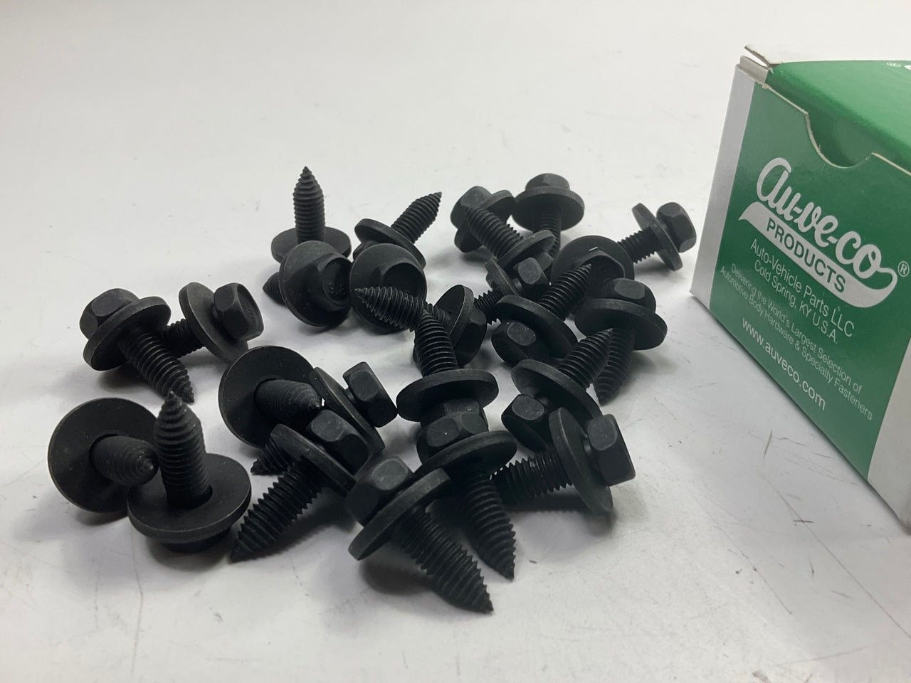 Auveco 11633-25 Metric Hex Head Sems Bolts 6.3-1.0 X 20mm  10mm Hex 17mm Washer