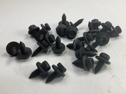 Auveco 11633-25 Metric Hex Head Sems Bolts 6.3-1.0 X 20mm  10mm Hex 17mm Washer