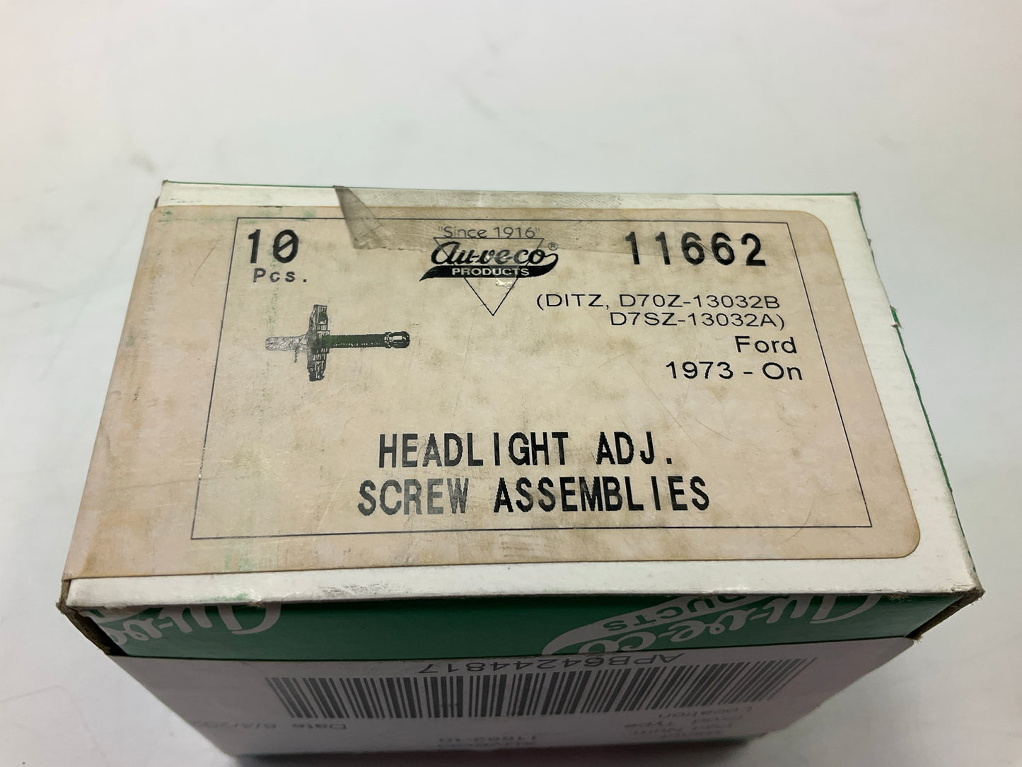 (10) Auveco 11662 Headlamp Adjusting Screws D7OZ-13032-B , D7SZ-13032-A