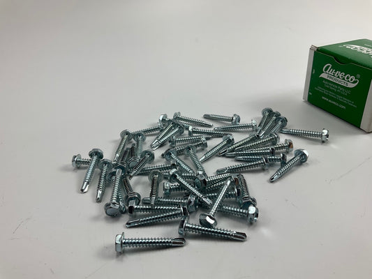 Auveco 11909 #10 X 1-1/4 Indented Hex Washer Head #3 Teks Screws Qty 50