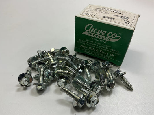 Auveco 11935 M6.3-1.0 X 25mm Metric Hex Head Sems Bolts Qty 25