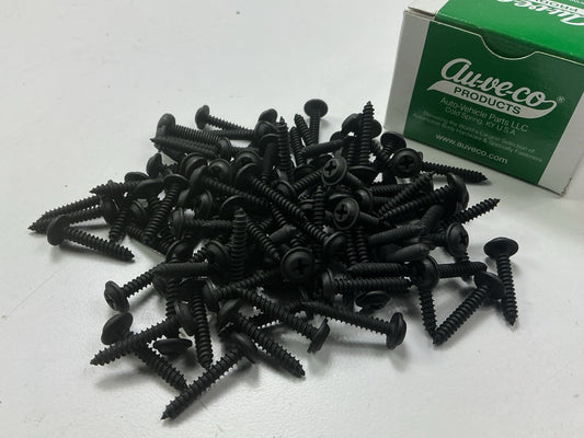 Auveco 12216 Phillips Flat Head Washer Tapping Screw - #8 X 1'' Qty 100