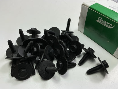 Auveco 12323 6-1.0 X 25Mm Hex Head Sems 24Mm Od Qty 25