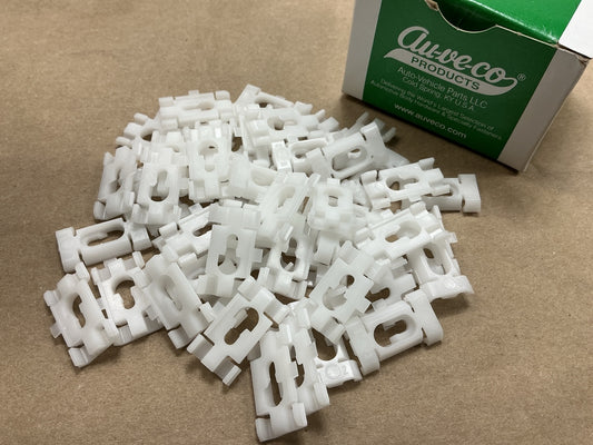 Auveco 12563 Door Quarter Belt Reveal Moulding Clips Retainer Qty 50