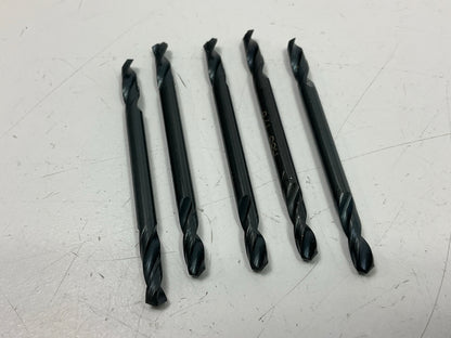 (5) Auveco 12676 1/8'' X 2'' Double Ended Drill Bit, 135 Degree Split Point