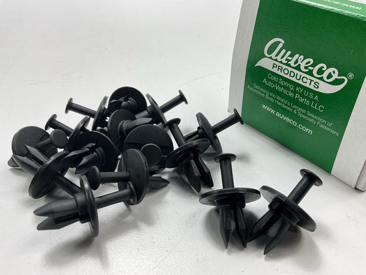 (15) Auveco 12757 Fascia Retainer Push Type Clip Bumper Pad Blind Rivet