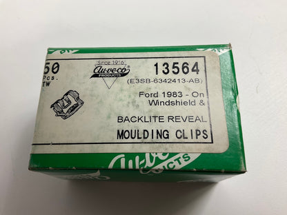 Auveco 13564 Windshield & Backlite Reveal Moulding Clips Qty 50