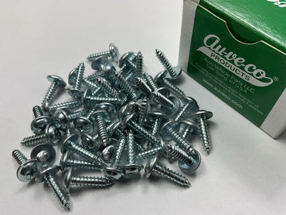 Auveco Tapping Screw #10 X 3/4'' Phillips, Flat Washer Head For Chrysler 9427977