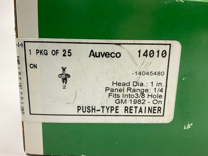 Auveco 14010 Fascia Retainer 1 In Dia Head X 23/32 In L Pack Of 25