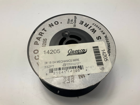 Auveco 14205 18 GA Mechanics Wire, 332 Feet, Soft Annealed Black Steel 18 Gauge