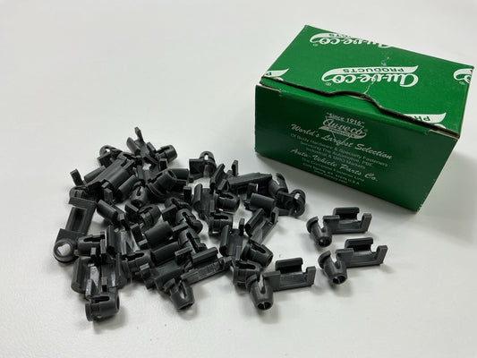 25 Pcs 6mm Nylon Right Side Door Lock Rod End Retainer Clips Fastener For Mazda