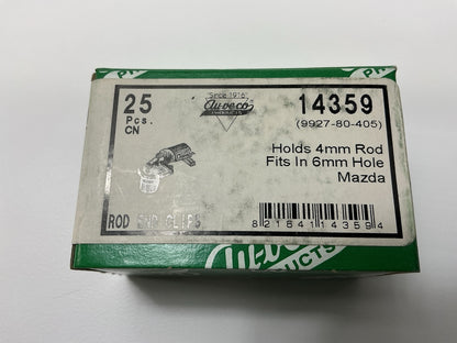 25 Pcs AUVECO Mazda 9927-80-404 Right Side Door Rod End Clip Retainer Fasteners