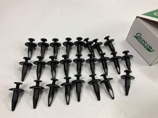 Auveco 14753 (1/4'' Hole) Radiator Shroud & Trim Retainer Clips - Pack Of 25 Pcs