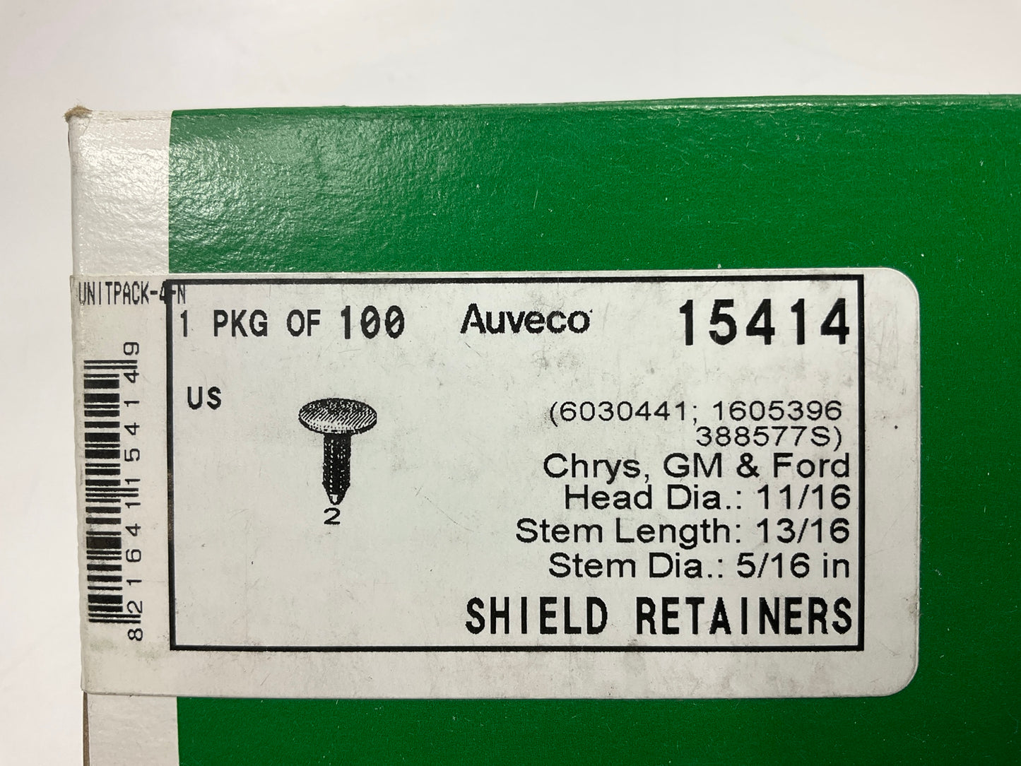 Auveco 15414 Radiator Yoke Fender & Bumper Shield Retainer Qty 100