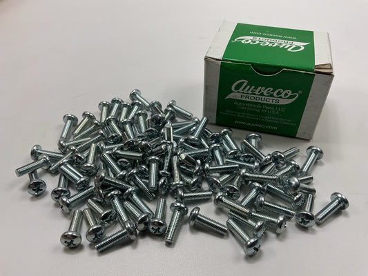 Auveco 15873 M5.8x16mm Zinc Phillips Pan Head Screws Qty 100