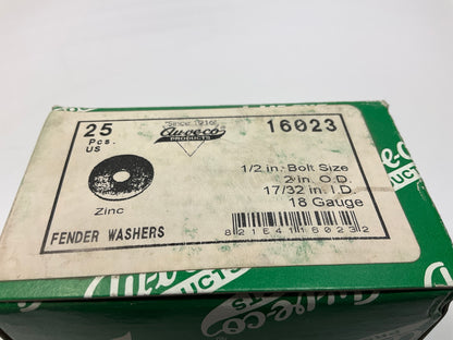 Auveco 16023 Fender Washer 1/2'' Bolt Size 2'' OD 17/32'' ID 18 Gauge Qty 25