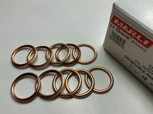 (10) Auveco 17264 Oil Drain Plug Crushable Gaskets 18mm I.D.