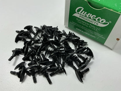 Auveco 17339 Weatherstrip Clip Retainer Plastic Fastener Clips, Ford, 50 Pcs