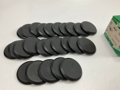 Auveco 18802 25 Flush Sheet Metal Plugs 1-3/4'' Hole Black Qty 25