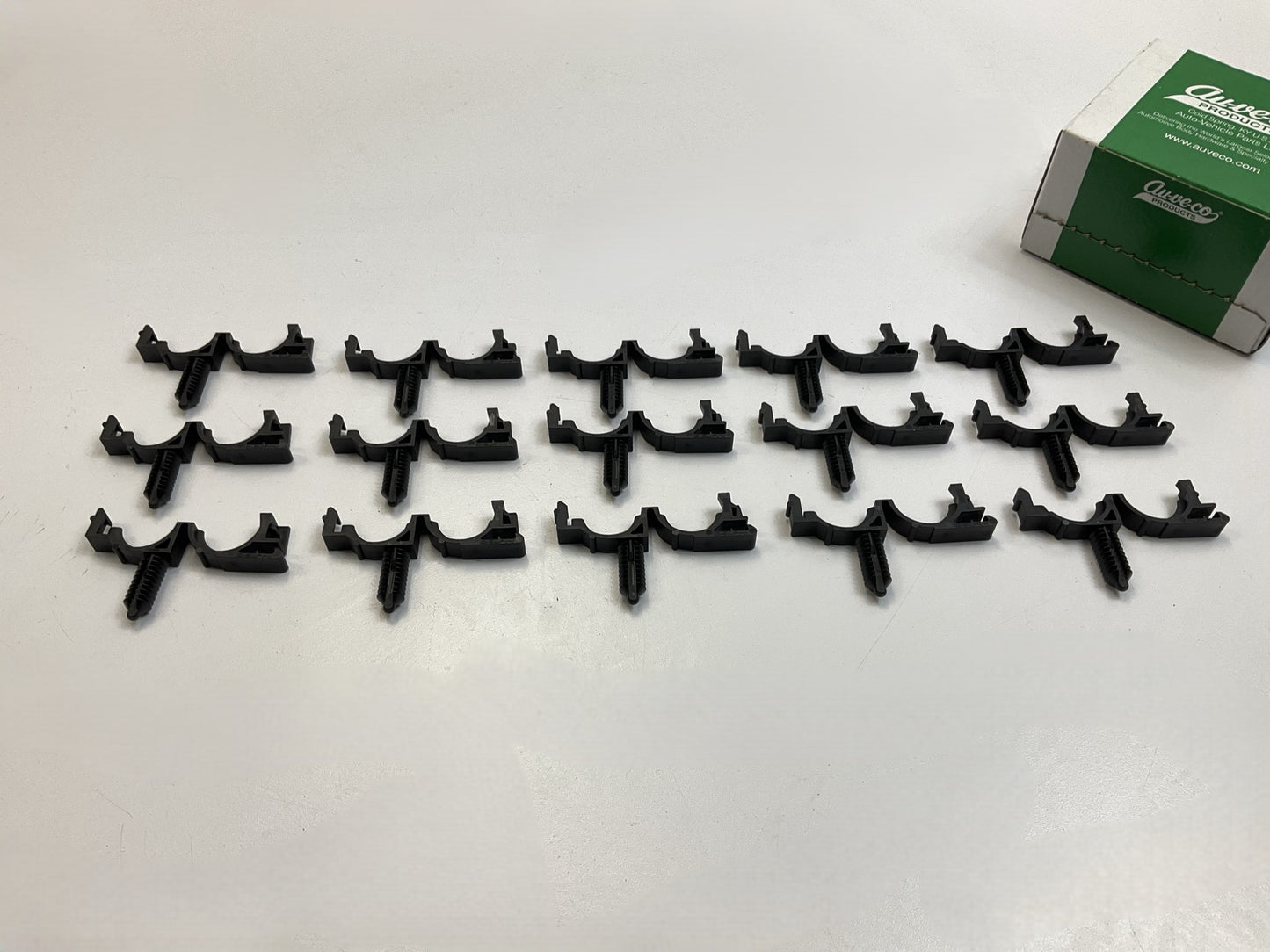 (15) Auveco 19851 Wire Loom Routing Clips