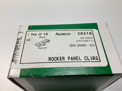 (10) Auveco 20318 Rocker Panel Molding Retainer Clip