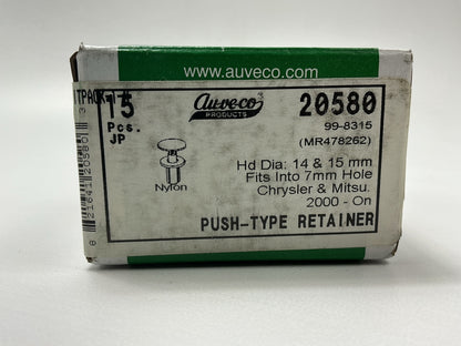 (15) Auveco 20580 Bumper Cover & Garnish Clips