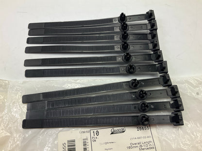 (10) Auveco 20655 Cable Strap Overall Length 160mm (6-3/8'') Fit Into 8mm Hole