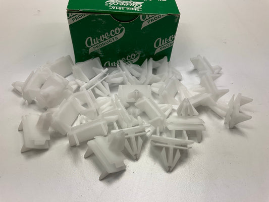 Auveco 20827 Rocker Moulding Clip Top Head 14mm X 27mm Fit Into 9mm Hole Qty 25