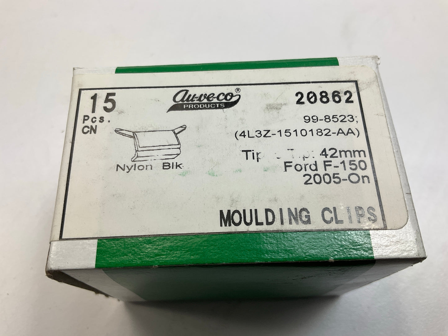 (15) Auveco 20862 Roof & Garnish Moulding Clip Retainer