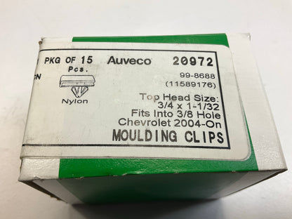 (15) Auveco 20972 Rocker Panel Moulding Clip
