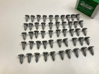 Auveco 21081 Duo-Drive Truss Head License Plate Screw 14mm Head 20mm Long Qty 50