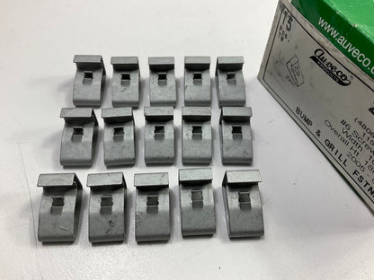 (15) Auveco 21187 Front & Rear Bumper & Grille Clip #6 Screw Size Width: 10mm