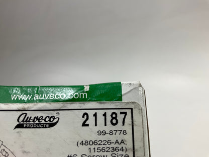 (15) Auveco 21187 Front & Rear Bumper & Grille Clip #6 Screw Size Width: 10mm