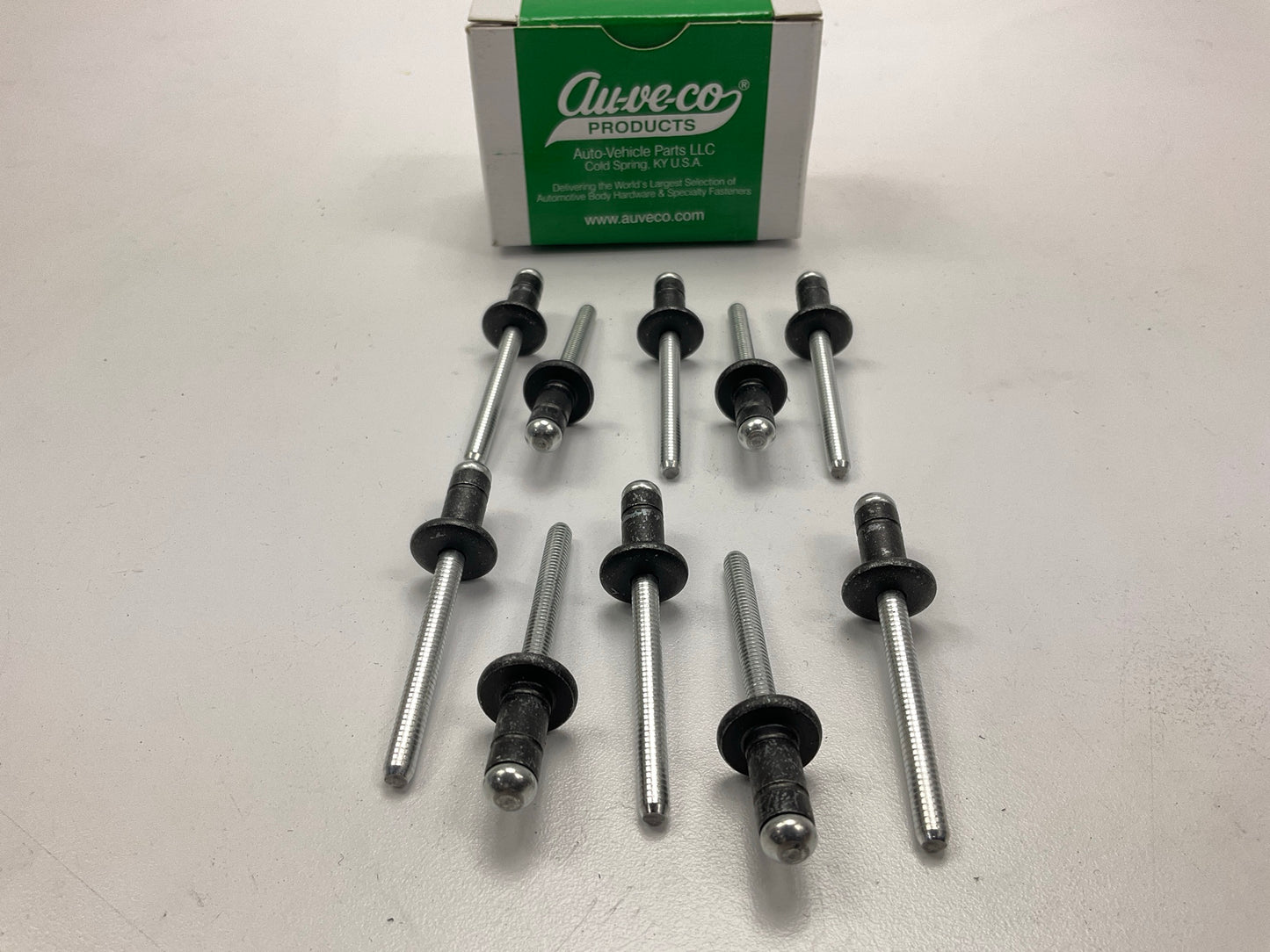 (10) Auveco 21315 Quarter Panel-Fuel Door Rivet Clip
