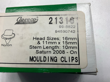 (17) Auveco 21316 Wheel,Side & Bumper Moulding Clip
