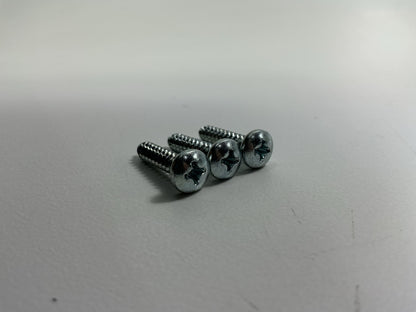 Auveco 2365 #8 X 3/4'' Phillips Pan Head Tapping Screws, Zinc Plated, Pack Of 100