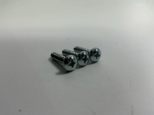 Auveco 2365 #8 X 3/4'' Phillips Pan Head Tapping Screws, Zinc Plated, Pack Of 100