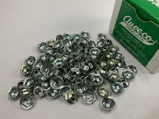Auveco 2555 Washer Lock Nut #8-32, 15/32'' OD, 11/32'' Hex Qty 100