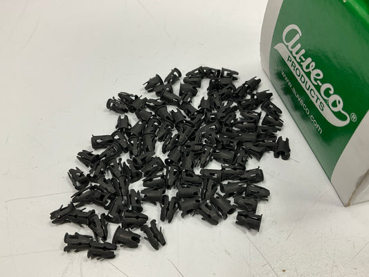 (100) Auveco 2595 Tubular Nut For 1/8 Stud .040-.045 Panel Range Barrel Clips