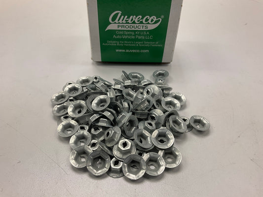 Auveco 2895 THREAD CUT TING NUTS 1/8'' Stud Size 5/16'' Hex 17/32'' Washer  Qty 100