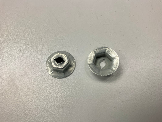 Auveco 2895 THREAD CUT TING NUTS 1/8'' Stud Size 5/16'' Hex 17/32'' Washer  Qty 100