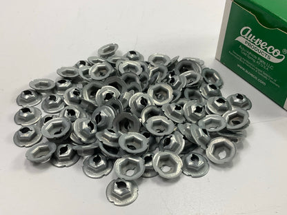 Auveco 2896 Thread Cutting Nut 3/16 Stud Size 3/8 Hex Qty 100